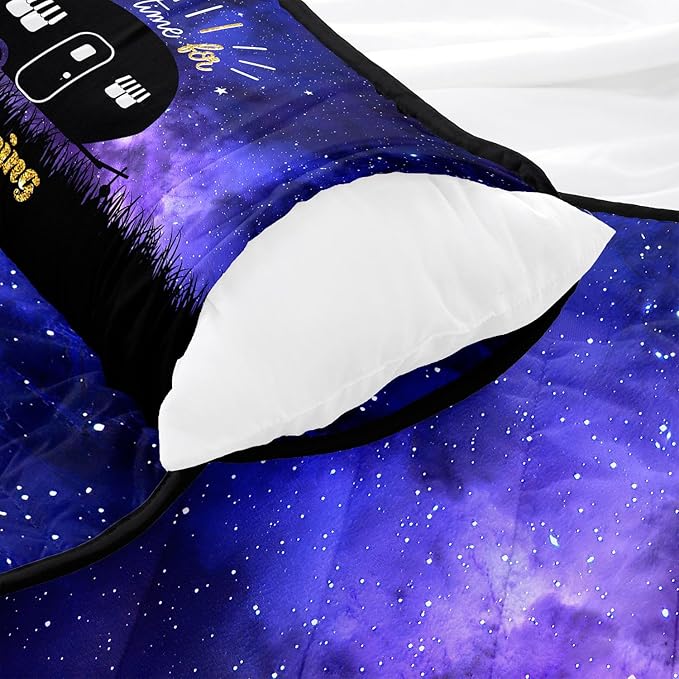 Space Nap Mat - Space Ship Galaxy Sleeping Bag with Removable Pillow - Daycare and Sleepovers Preschool Kindergarten Bedding Set for Kids Toddler Boys Girls