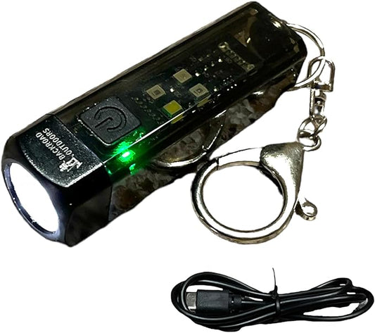 200 Lumen Rechargeable Keychain Flashlight Waterproof