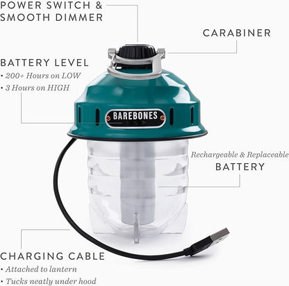Barebones Living Beacon Rechargeable Camping Lantern Smooth