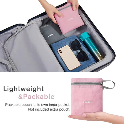 G4Free 10L/15L Hiking Backpack Lightweight Packable Hiking Daypack Small Travel Outdoor Foldable Shoulder Bag(Pink)