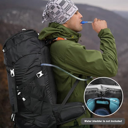 HOMIEE 50L Hiking Backpack Travel Bag Waterproof Camping Backpack with Rain Cover Lightweight Backpacking Backpack Rucksack