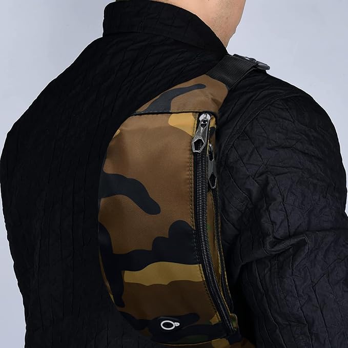 Fanny Pack for Men Women, Waterproof Sports Waist Bag Pack, Belt Bag for Travel Hiking Running