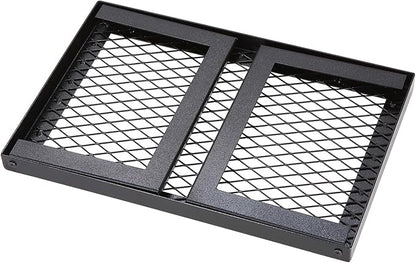 VEVOR Folding Campfire Grill, Heavy Duty Steel Mesh Grate, 18" Portable Camping Grates Over Fire Pit, Camp Fire Cooking Equipment with Legs Carrying Bag, Grilling Rack for Outdoor Open Flame Cooking