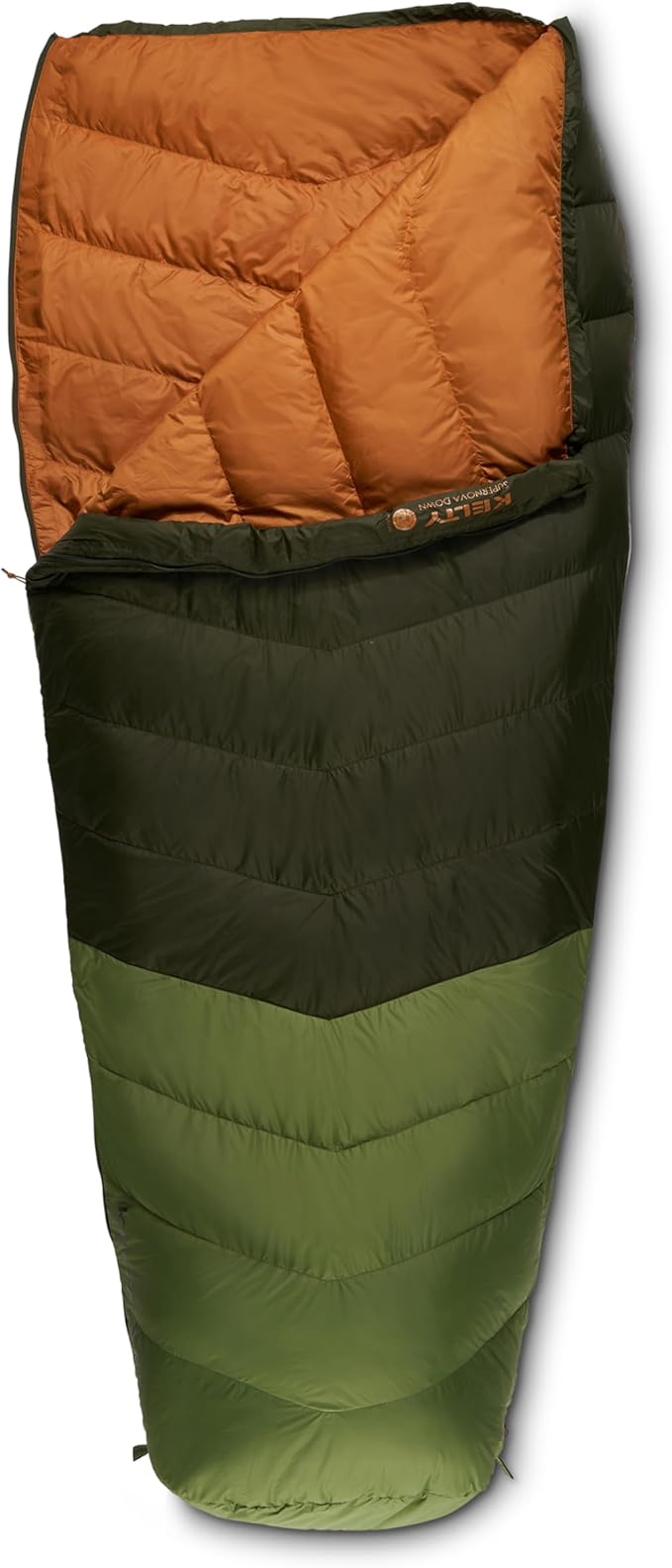 Kelty Supernova Down Sleeping Bag, Compact + Lightweight, Roomy Shape for All Body Types and Sleep Positions, Recycled Shell Fabrics