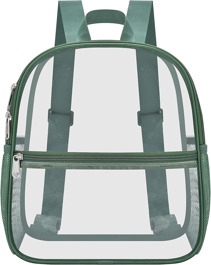 Oraben Clear Backpack for Stadium Events Stadium Backpack Waterproof 12x6x12 Clear Bag for for Concert Sport Work