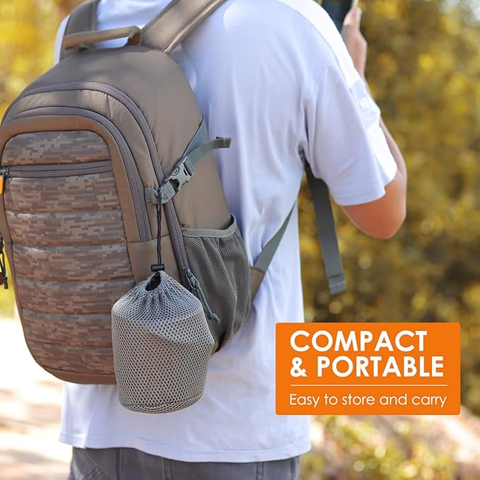 TOMSHOO Camping Titanium Pot 750ml/25.4 oz Outdoor Titanium Mug with Lid Camping Coffee Cup with Foldable Handle for Camping Hiking Travelling Backpacking Camping Open Fire