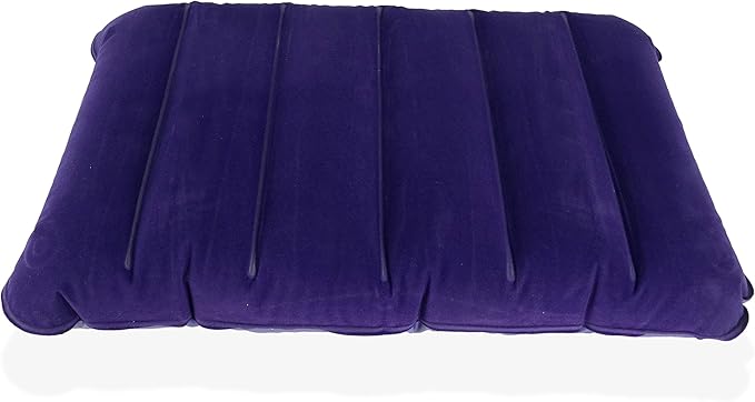 Sleeping Bag Liner, Blue Microfiber Adult Sleep Sack Travel Sheet with Zipper for Camping or Traveling Complete with a Carry Bag and Inflatable Pillow