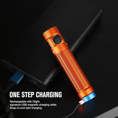OLIGHT Baton3 Pro 1500 Lumens EDC Rechargeable Flashlights with MCC3, Compact Pocket Flashlight with L-Shape Stand and High Performance LED for Camping and Emergency(Cool White Light: 5700~6700K)