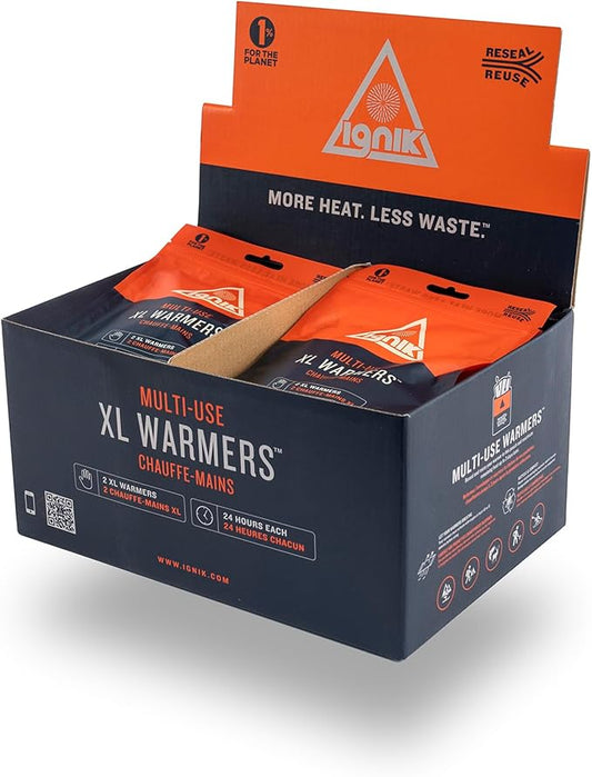 Ignik 24-Hour Compostable XL Body and Sleeping Bag Warmers with Resealable AirBarrier Pouch