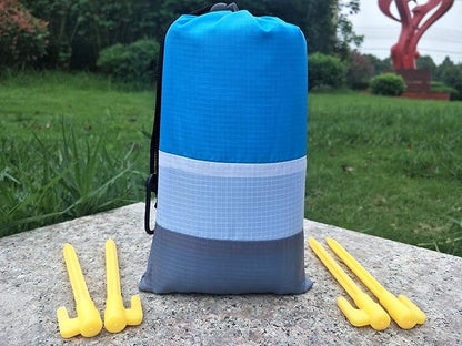 Beach Blanket Large Size 82"x78" Sand Free Waterproof Quick Drying Outdoor Camping for 3-6 Adults,Soft Comfortable Durable for Camping Beach Park Travel Family