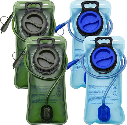 1/2/4/8 Pack Hydration Bladder, 1.5L/2L/2.5L/3L Water Reservoir, Leakproof Water Bladder Hydration Pack, Large Opening Water Storage Bladder Bag, for Cycling Hiking Camping