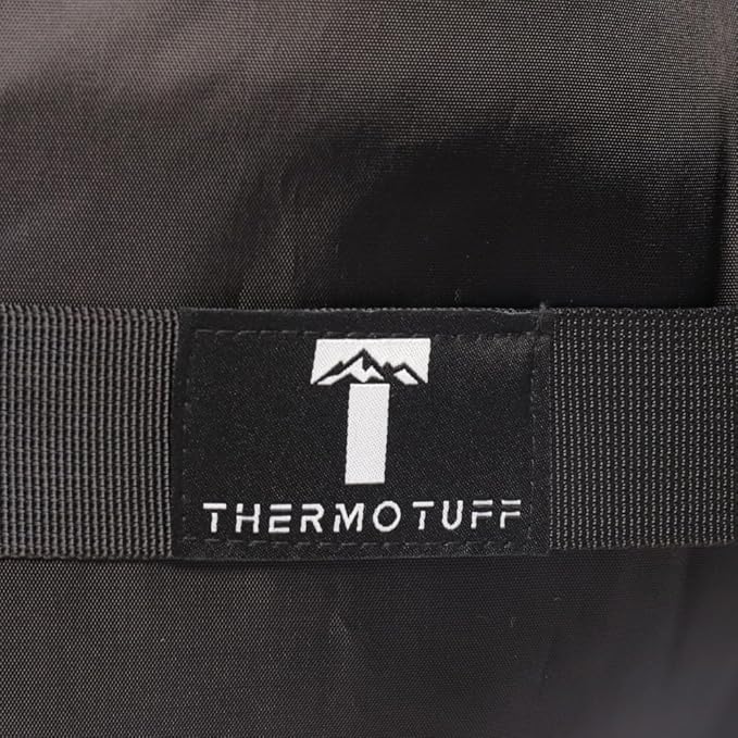 Thermotuff Wearable Sleeping Bag with Dual Hoodie, Long Sleeves, Pockets & Adjustable Drawstring - Ideal for Camping, Cold Weather Hiking, and Stadium Sak Blanket