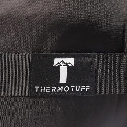 Thermotuff Wearable Sleeping Bag with Dual Hoodie, Long Sleeves, Pockets & Adjustable Drawstring - Ideal for Camping, Cold Weather Hiking, and Stadium Sak Blanket