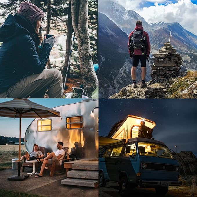 ROCK CLOUD Packable Camping Blanket Ultralight Outdoor Blankets Stadium for Hiking Camp Travel Outside Sports, Grey