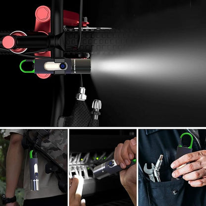 LED Rechargeable Flashlights, Zoomable 4 Modes 1000 Lumens, IPX4 Waterproof & Type-C Powerful Tactical Small Flashlights for Hiking, Travel, Camping, Emergency Gifts