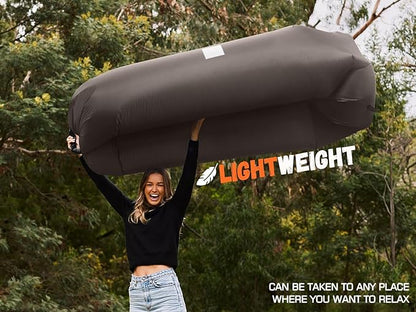 WEKAPO Inflatable Lounger Air Sofa Hammock-Portable,Water Proof& Anti-Air Leaking Design-Ideal Couch for Backyard Beach Traveling Camping Picnics & Music Festivals