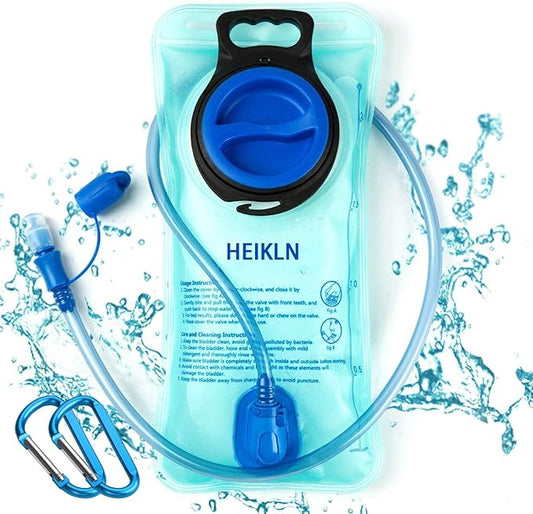 Hydration Bladder, 2L-3L Water Bladder for Hiking Backpack Water Storage Bag Reservoir, BPA Free Water Pouch Hydration Pack Replacement for Bicycling Cycling Hiking Camping Hunting Running