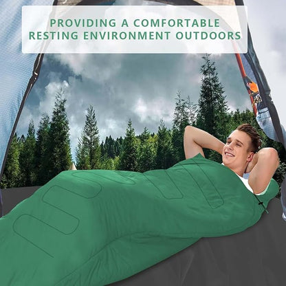 OBTANIM Camping Sleeping Bags Portable Waterproof Sleeping Bag for Adults Kids 4 Seasons Winter, Fall, Spring, Summer Backpacking Hiking Camping Mountaineering Indoor Outdoor Use