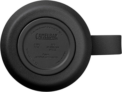 CamelBak Horizon 12oz Camp Mug - Insulated Stainless Steel - Tri-Mode Lid - Black