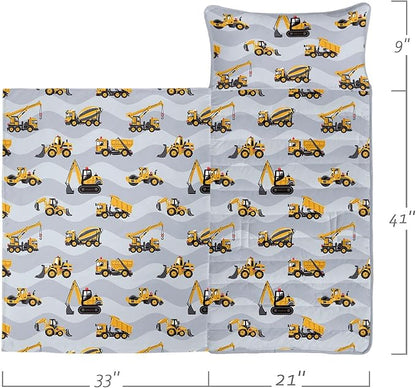 Space Nap Mat - Space Ship Galaxy Sleeping Bag with Removable Pillow - Daycare and Sleepovers Preschool Kindergarten Bedding Set for Kids Toddler Boys Girls