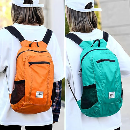 20L Waterproof Packable Hiking Backpack, Flower Ultra Lightweight Travel Camping Backpack for Women Men, Foldable Outdoor Day Pack Bag for Backpacking Sports (Color 2)