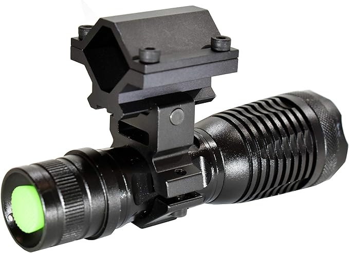 Trinity 1500 lumens led Tactical Flashlight with Mount for 20 Gauge Shotguns blk_AB