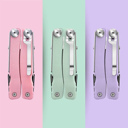 FantastiCAR 14 in 1 Multitool Pliers, Versatile Pocket Knife with Scissors, Knife Blade, Screwdriver, Bottle Opener, and Ideal for House or Camping Essentials, Holiday Gift Packaged (Purple)