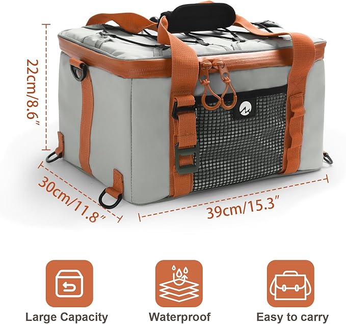 Paddle Board Cooler, Paddleboard Cooler Deck Bag with Detachable Bottle Opener, Paddle Board Accessories, Sup Cooler Bag for Beach, Camping, Kayaking, Travel
