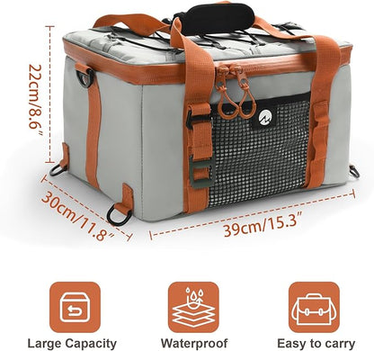 Paddle Board Cooler, Paddleboard Cooler Deck Bag with Detachable Bottle Opener, Paddle Board Accessories, Sup Cooler Bag for Beach, Camping, Kayaking, Travel
