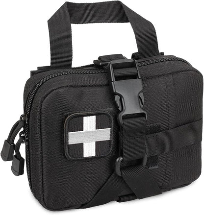 Tactical EMT Pouch, Rip Away Molle Medical Pouches IFAK Tear-Away First Aid Kit Emergency Survival Bag for Travel Outdoor Hiking