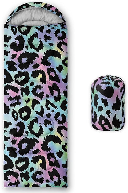 Kids Sleeping Bag for Boys Girls,Cute Puppy Print-Lightweight Warm Portable Outdoor Indoor-Waterproof Cold Weather Resistant Sleeping Bag for Camping Hiking