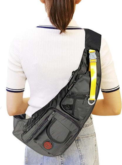 Nylon Sling Chest Bag Daypack Bicycle Travel Gym Backpack