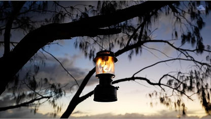 Coleman Powerhouse Dual Fuel Lantern Shines up to 800 Lumens, 2-Mantle Lantern Uses Coleman Liquid Fuel or Gasoline with Adjustable Brightness, Carry Handle, Mantles, & Funnel Included