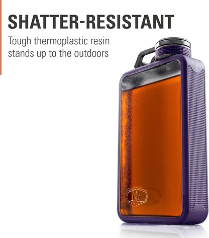 GSI Outdoors 79342 Boulder Flask 6 Oz Purple