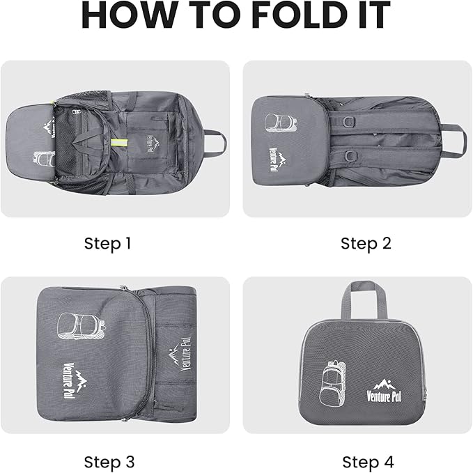 Venture Pal 35L Ultralight Lightweight Packable Foldable Travel Camping Hiking Outdoor Sports Backpack Daypack