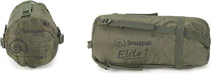 Snugpak Softie Elite 1 Sleeping Bag, 47 Degree, Expanda Panel System for Extra Space