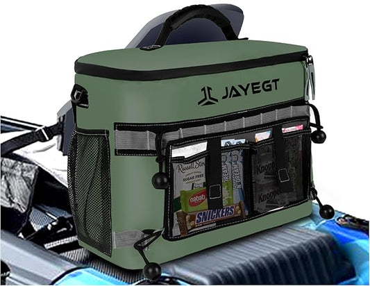 Kayak Cooler Behind Seat - Waterproof Cooler Bag Compatible with Lawn-Chair Seat Kayak，Kayak Accessories Camping Cooler, Portable Ice Chest for Fishing, Beach,Picnic, Trips