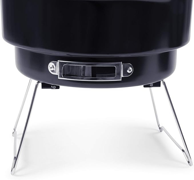 ONIVA - a Picnic Time brand Caliente Portable Charcoal Grill & Cooler Tote, Take Anywhere BBQ Grill with Cooler Bag, Grill for Outdoor Use, (Black with Gray Accents)