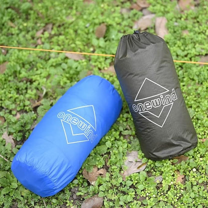 onewind Dry Bag Stuff Sack for Camping Hammock Ridgeline Sack Overhead Organizer Clip On Peak Storage Hammock Gear Sling, Lightweight Storage Hammock Organizer for Small Camping Gear