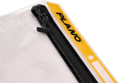 Plano Stowall Series Deluxe XL Waterproof Storage Bag, Transparent, TPU Plastic, Tackle Organization Storage, Heavy-Duty Resealable Zipper Seal Closure