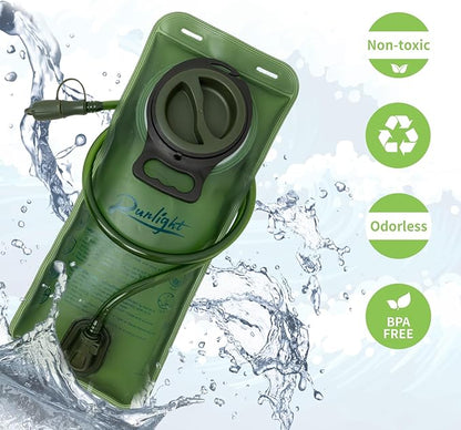 Hydration Bladder Hiking Water Bladder Leak-Proof Water Reservoir BPA Free Hydration Bag for Biking Running Camping