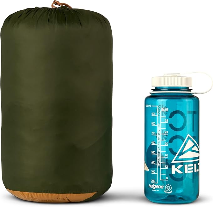 Kelty Supernova Down Sleeping Bag, Compact + Lightweight, Roomy Shape for All Body Types and Sleep Positions, Recycled Shell Fabrics