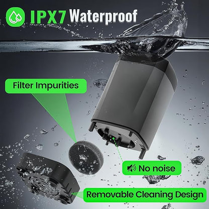 Portable Shower for Camping,6000mAh Rechargeable Camping Shower with Intelligent LED Display,IPX7 Waterproof Outdoor Shower Kit for Hiking, Travel, Car, Pet
