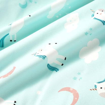 Bunnikins & Clover Toddler Nap Mat with Removable Pillow, Nap Mats for Preschool, Easy Clean Toddler Nap Pad for Kindergarten, Kids Sleeping Bag for Travel Camping