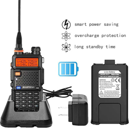 BAOFENG UV-5R Ham Radio Handheld Walkie Talkie Long Range High Gain Antenna(2 Pack)