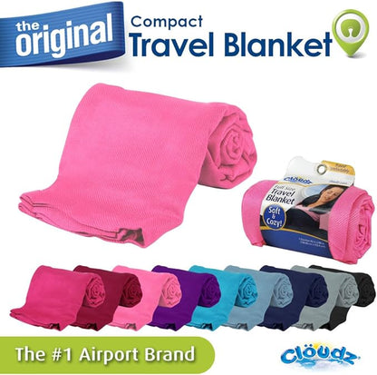 Cloudz Compact Travel Blanket - Light Pink