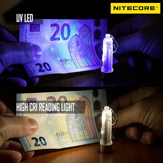 Nitecore Tiki 300 Lumen Keychain Flashlight USB-C Rechargeable EDC Tag