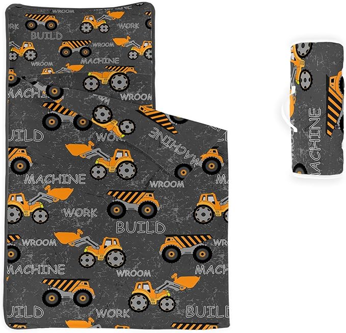Space Nap Mat - Space Ship Galaxy Sleeping Bag with Removable Pillow - Daycare and Sleepovers Preschool Kindergarten Bedding Set for Kids Toddler Boys Girls