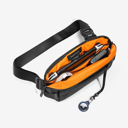 tomtoc Compact EDC Sling Bag, Chest Shoulder Crossbody Sling Daypack for Men Women, Water-resistant Lightweight Everyday Carry Casual Pack for Nintendo Switch 2, Tactical, Travel, Work, Gym, Sport