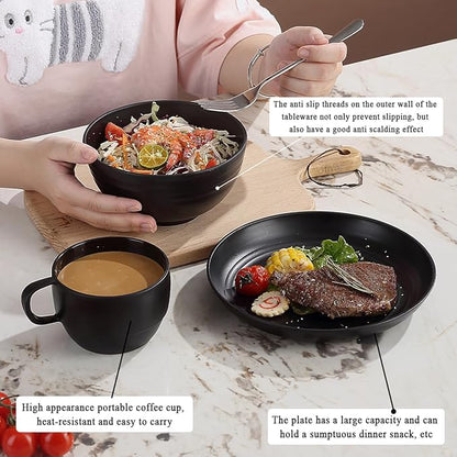 Berglander Camping Mess Kits, Camping Silverware Set Spoons Forks Knives, Camping Essentials Gear, Camping Accessories for Travel, Camping, Picnic, Outdoor, Easy to Carry and Clean